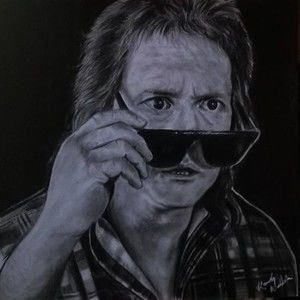 Hand Drawn Graphite Portraits